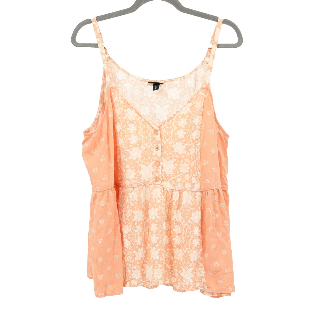Torrid Gauze Tank SZ 2 US 2X Babydoll Ethereal Whimsical Floral Flowy Boho